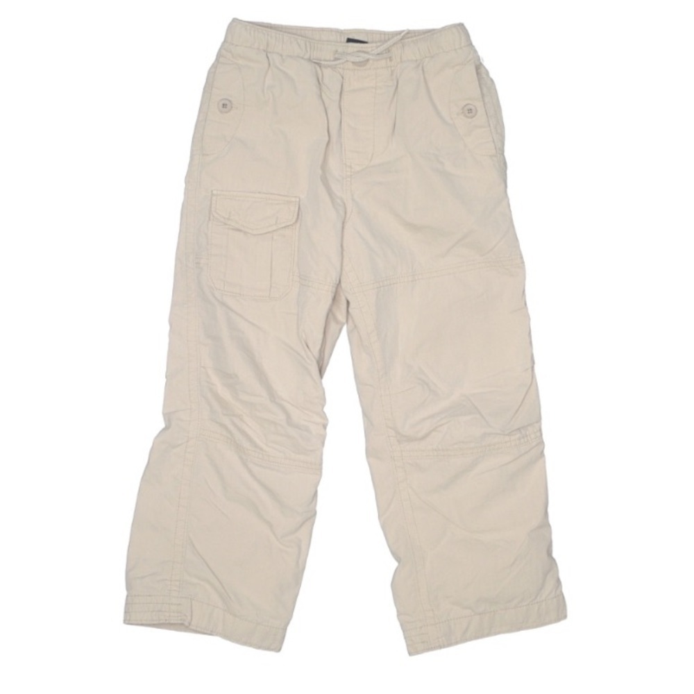 Gap kids small khaki cargo warm lined Casual kids pants tan